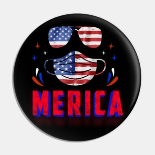 America mask Pin