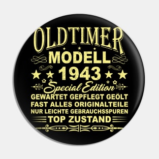 OLDTIMER MODELL BAUJAHR 1943 Pin