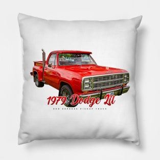 1979 Dodge "Lil Red Express" Pickup Truck Pillow