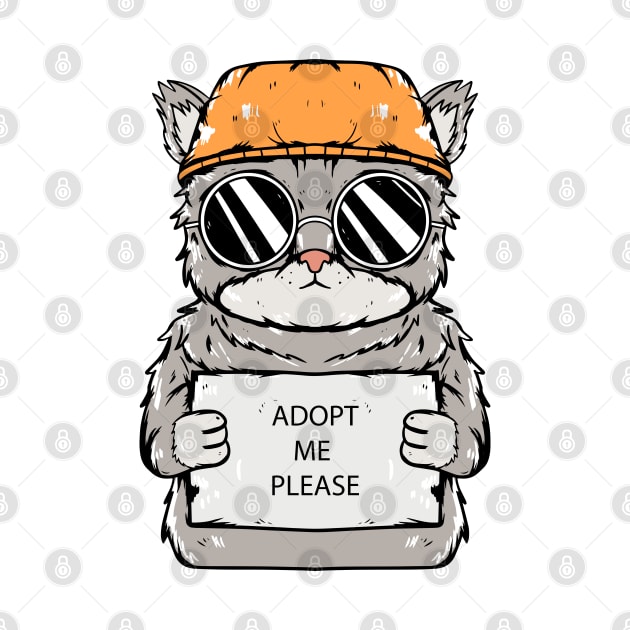 cat adopt me please by Mako Design 