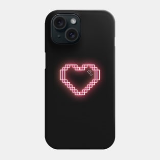 Pixel heart Phone Case
