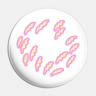 Pink Lemonade Lightning Pin