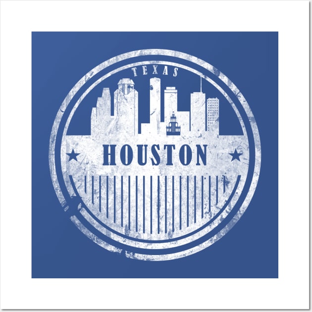 H Town Astros Retro Skyline & Home Plate T-shirt 