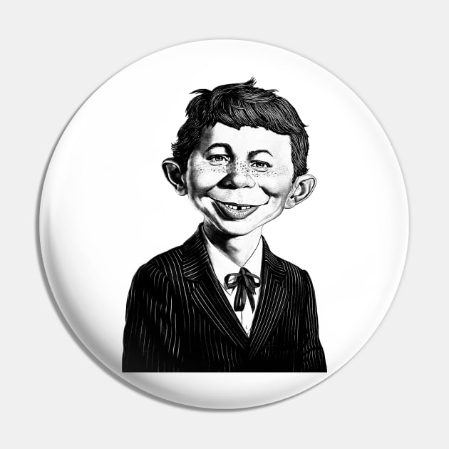 Alfred E. Neuman Retro Pin by tykler