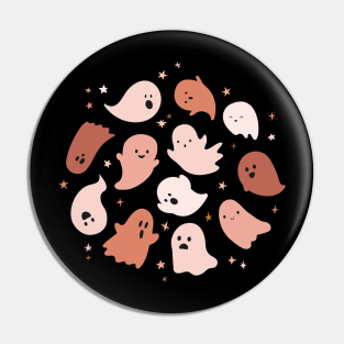 Pink Cute Ghosts: Adorable Spectral Charm Pin