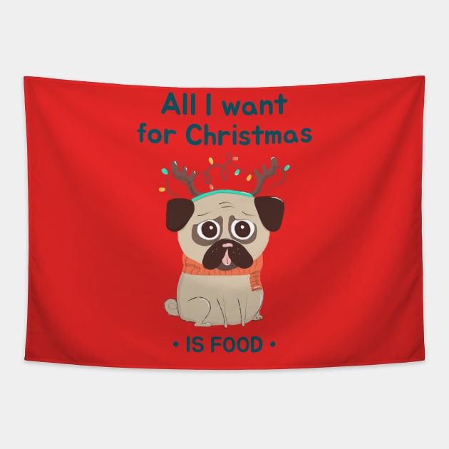 All I Want For Christmas Tapestry by soondoock