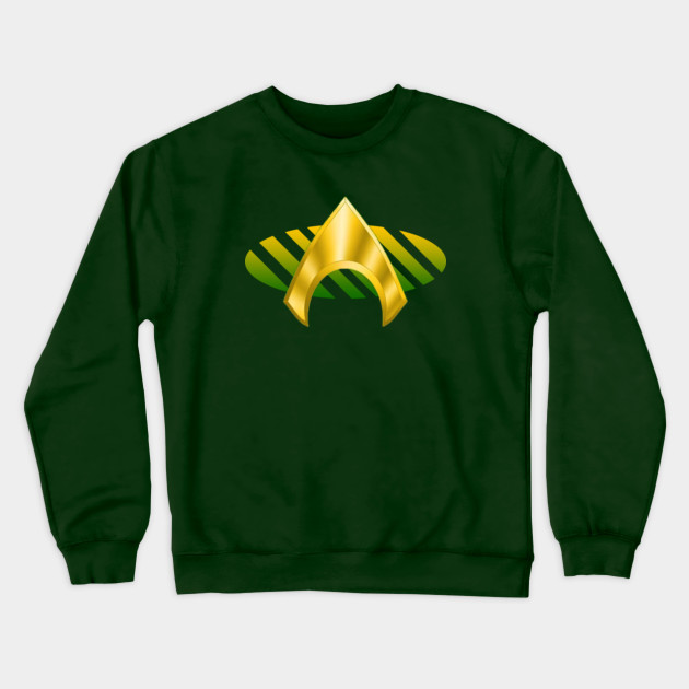 Aquaman Sign Adult Crewneck Sweatshirt