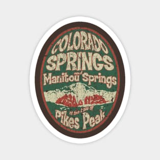 Colorado Springs & Manitou Springs 1977 Magnet