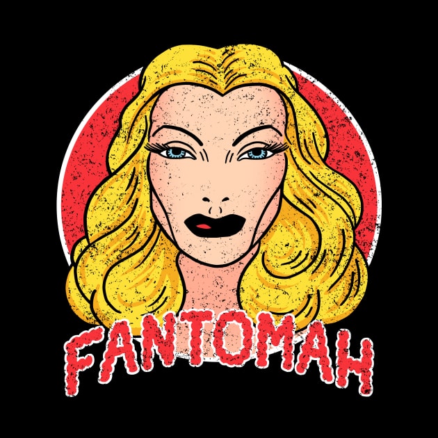 Fantomah Front & Back Design by Angel Robot