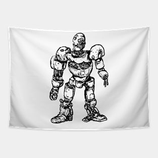 Amazing Robot after the battle Tapestry