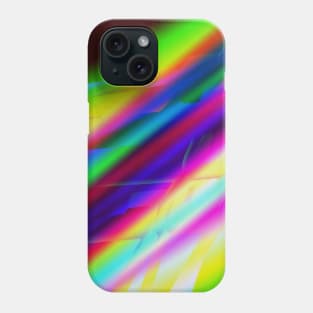 colorful abstract texture design Phone Case