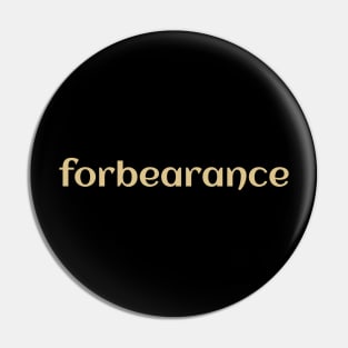 Forbearance Pin