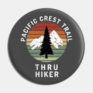 Pacific Crest Trail Thru Hiker Sunset Pin