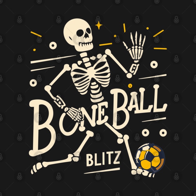 "Bone Ball Blitz" design by WEARWORLD