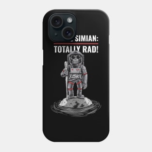 Space simian: totally rad! Phone Case