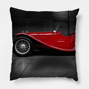 red lagonda Pillow