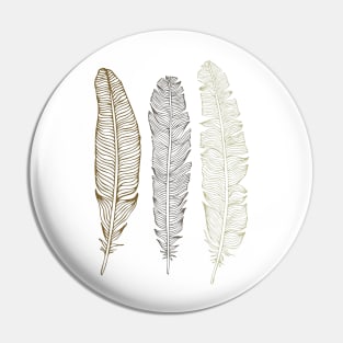 Minimalist Feather Pin