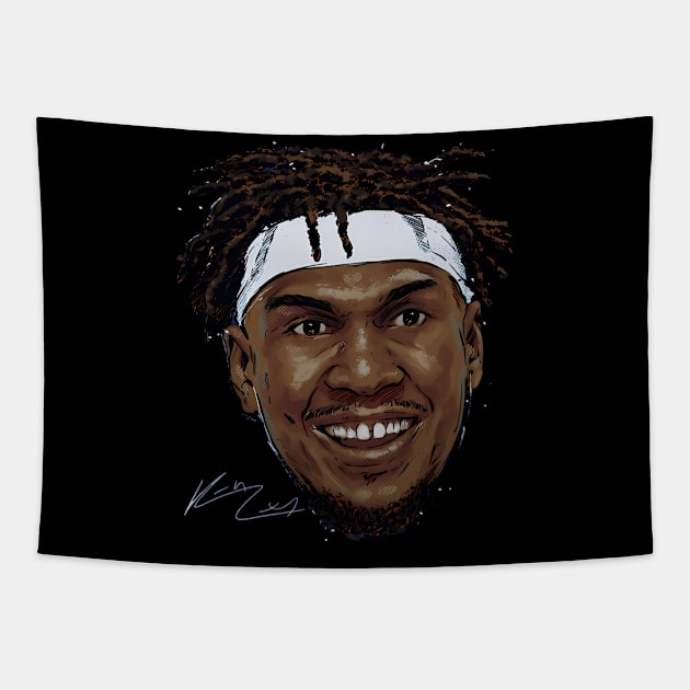 Kevon Looney en State Portrait Tapestry by Sink-Lux