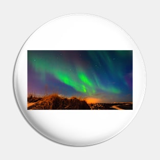 Aurora borealis in Iceland Pin