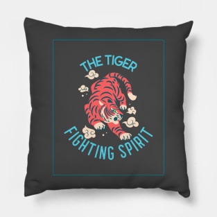 Tiger Tigers Fighting Spirit Pillow