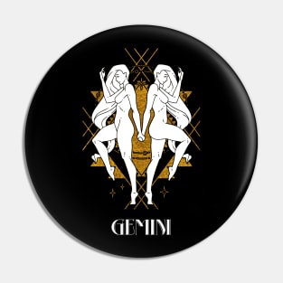 Gemini zodiac sign Pin