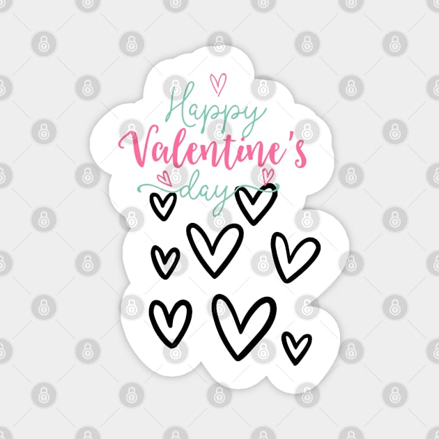 Happy valentine day Magnet by sheelashop