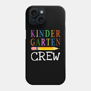 1St Day Of Kindergarten Kinder Crew Back To School Teacher Phone Case