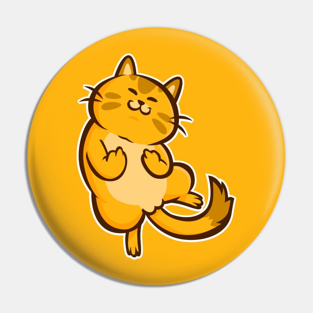 Bad Cattitude Pin by machmigo