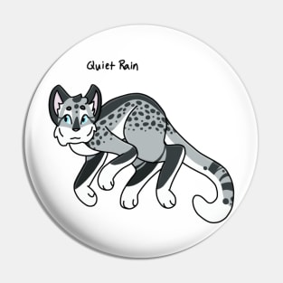 Quiet Rain (Words) Pin