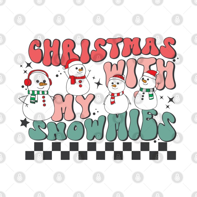 christmas with my snowmies by MZeeDesigns