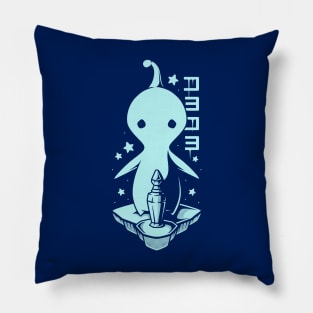 PuPu Blue Alien Pillow