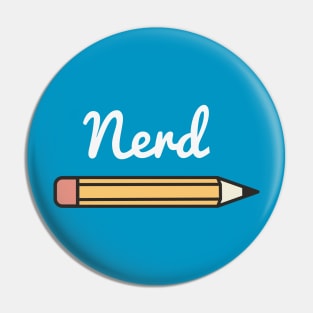 Nerd Pencil Writer T-Shirt Pin