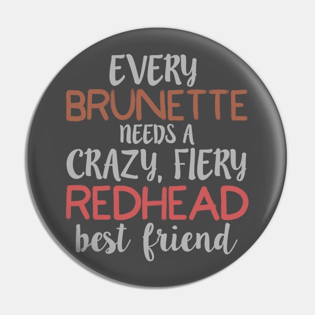 EVERY BRUNETTE NEEDS A CRAZY FIERY REDHEAD Best product Pin by nikkidawn74