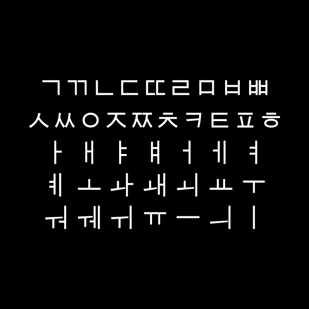 All Korean Basic Letter by ChapDemo