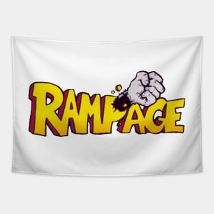 Arcade - Rampage - Title Art Tapestry