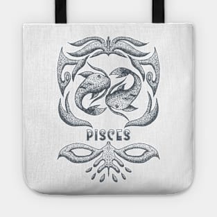 Pisces Zodiac Sign Tote