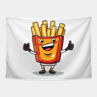 Cute French Fries T-Shirt Tapestry