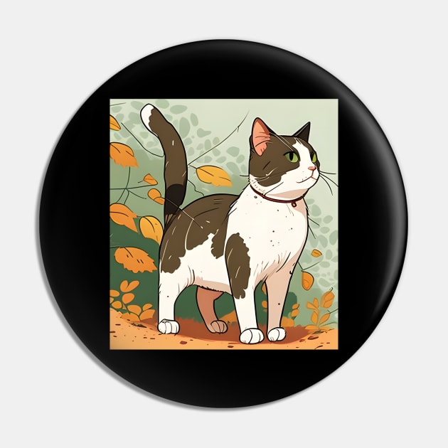 Autism Cat - Cat Lover Pin by Johnathan Allen Wilson