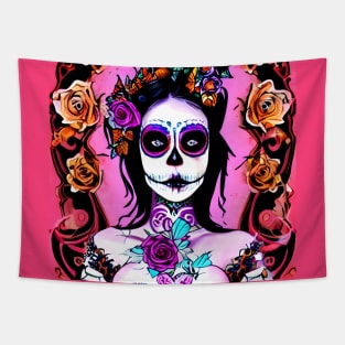 Day of The Dead Art Tapestry