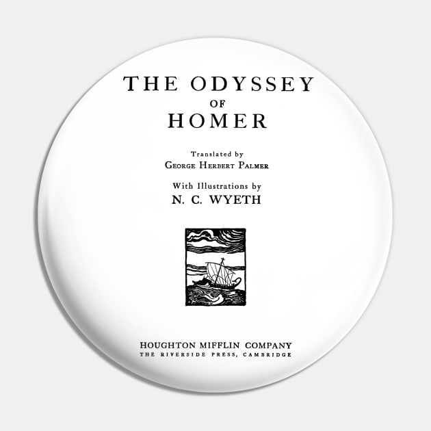 The Odyssey Homer Title Page Pin by buythebook86