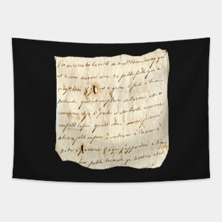 Old letter Tapestry