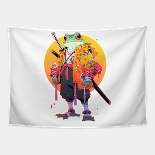 samurai frog Tapestry