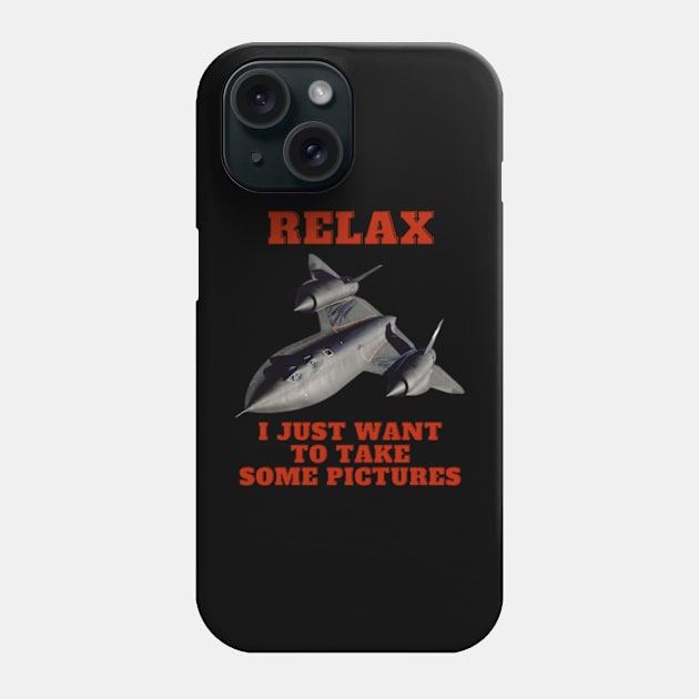 SR-71 Blackbird Phone Case by The Tattooed Historian