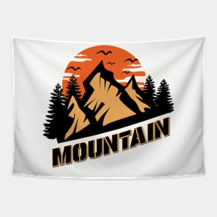 Mountain-Hiking Tapestry