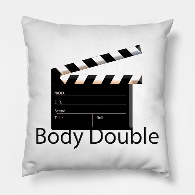 Body double t-shirt Pillow by vixfx