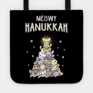 Meowy Hanukkah Tote