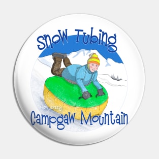 Campgaw Mountain Snow Tubing, New Jersey Pin