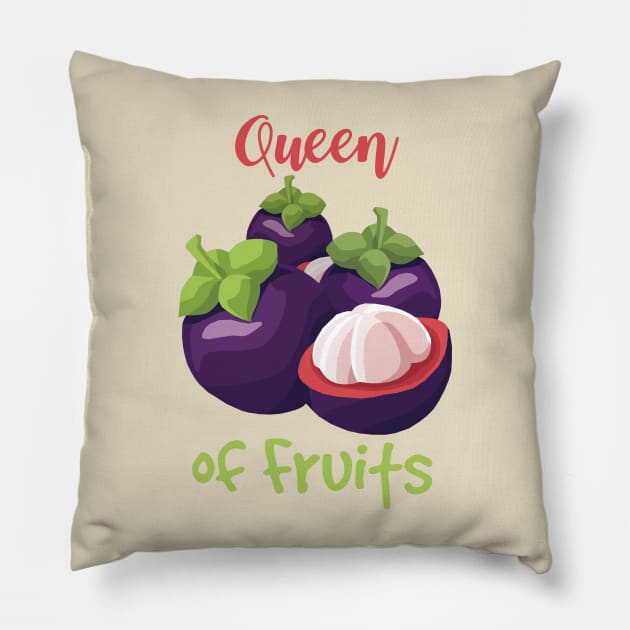 Queen Of Fruits Pillow by KewaleeTee