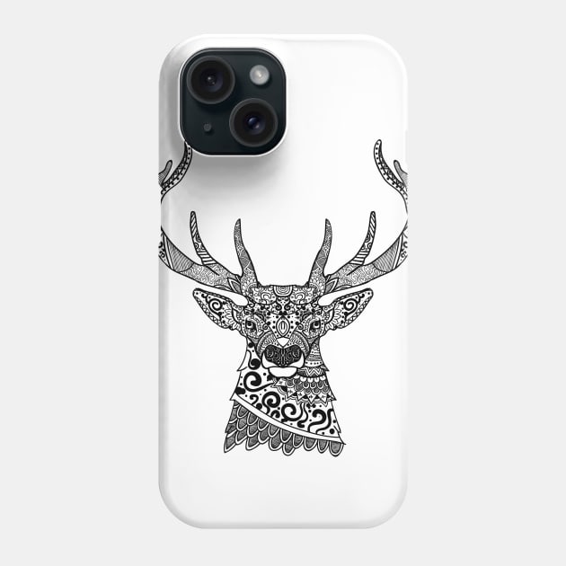 Deer Mandala Phone Case by MacYounes