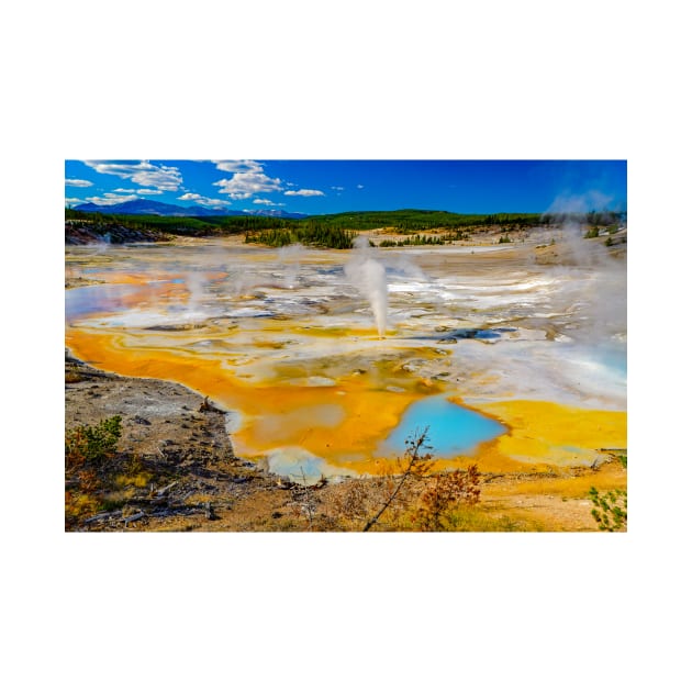 Colourful Norris Geyser Basin by BrianPShaw